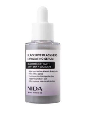 NIDA Black Rice Blackhead Exfoliating Serum 50mL BNIB Korean Beauty